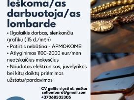 Ieškomas Darbuotojas Lombarde
