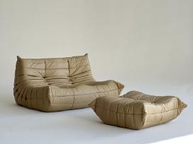 Ligne Roset Togo sofa ir pufas