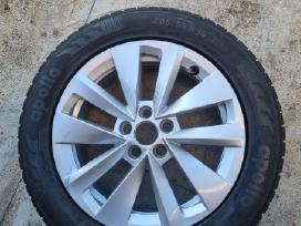 Lietas ratlankis su padanga Audi, škoda
