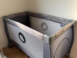 Lionelo Kelioninė lovytė-maniežas stefi Plus Grey