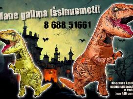 Pripučiami dinozauro, besmegenio Olafo kostiumai