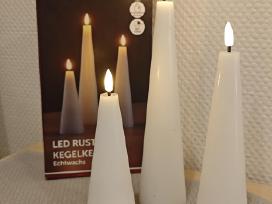Skelbimo 'LED baltos parafino žvakės' paveikslėlis