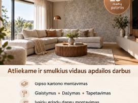 Vidaus Apdailos Darbai – 20+ Metų Patirtis