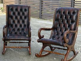 Chesterfield odiniai supami krėslai
