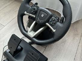 Logitech G29 Driving Force vairas su pedalais