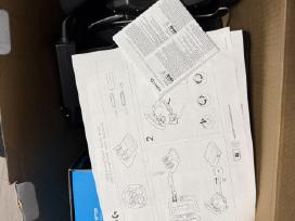 Logitech vairas su begiais ir pedalais