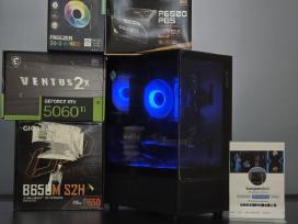 Ryzen 5 7600 su Rtx 5060 Ti, 1tb, 16gb kompiuteris