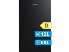 Comfee Rcd80dk3 80 l mini šaldytuvas su šaldikliu