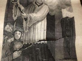 Skelbimo 'Antikinė XIX a. graviūra „Šv. Jonas Pranciškus Rež' paveikslėlis