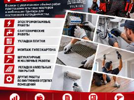 Ieskome vidaus apdailos meistru Vilniuje
