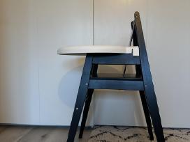 Ikea juoda aukšta vaiko kėdutė