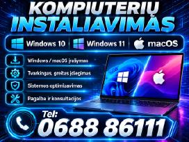 * Nebrangus Windows 11/10 instaliavimas Vilniuje *