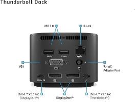 Hp Thunderbolt Dock 120w G2