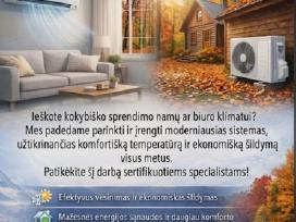 Skelbimo '"Kondicioneriai -šilumos siurbliai montavimas' paveikslėlis