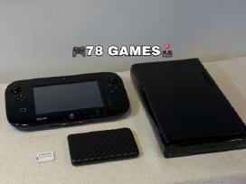 Modded! Nintendo Black Wii U 500gb HDD + 64gb msd