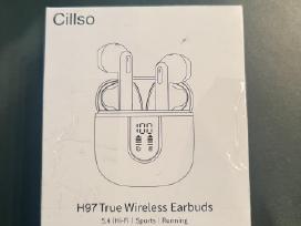 Skelbimo 'Cillso H97 belaidės Bluetooth 5.4 ausinės su LED' paveikslėlis