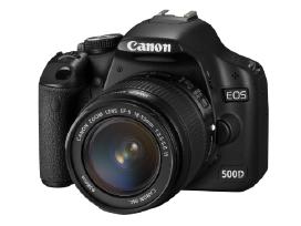 Canon EOS 500d + Ef-s 18–55 mm Is II + 2 baterijos