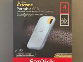 Naujas Sandisk Extreme 4 TB išorinis SSD