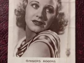 Skelbimo 'Pranc.šokolado kortelė – Ginger Rogers(~1930 m.)' paveikslėlis