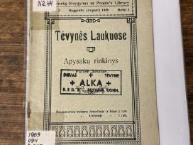 Skelbimo 'Tėvynės laukuose 1909 m. Antikvarinė knyga' paveikslėlis