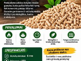 Skelbimo 'Parduodamos Medžio granulės' paveikslėlis