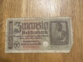 3 Reicho okupacinis banknotas