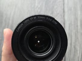 Skelbimo 'Canon Ef-m 32mm f/1.4 Stm objektyvas' paveikslėlis