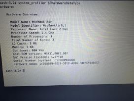 Parduodu „MacBook Air“ kompiuterį (128 GB)