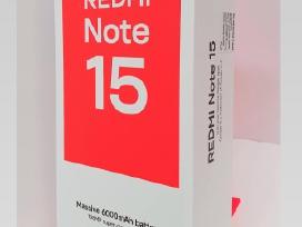 Redmi Note 15 Neišpakuotas, Garantija, 256gb