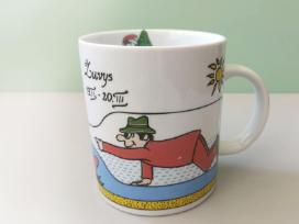Puodelis, 300ml, Zodiakas Žuvys, Awa Porcelain