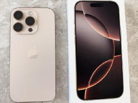 Idealios būklės iPhone 16 Pro 256gb Deserttitanium