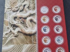 2012m. Lunar II dragon set 1oz