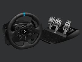 Skelbimo 'Logitech G923 vairas su pedalais' paveikslėlis