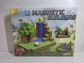 Magnetinės kaladėlės Pixel Squares, 132 detalės