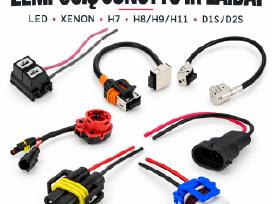 Automobilių lempučių jungtys ir laidai D1s D2s H7