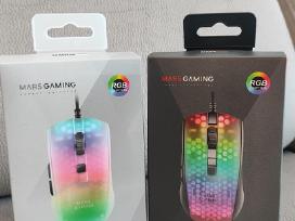 Žaidimų pelė Marsgaming - Mmr (juoda arba balta)