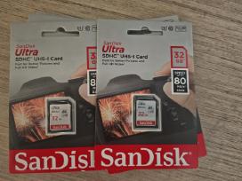 Skelbimo 'Naujos 32gb Sandisk Ultra Sdhc kortelės 10vnt' paveikslėlis