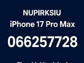 Nupirksiu iPhone 17 pro max 256/512/1tb