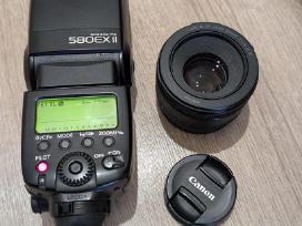 Canon Speedlite 580ex II naudota.