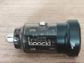 Automobilinis telefono įkroviklis toocki 30w