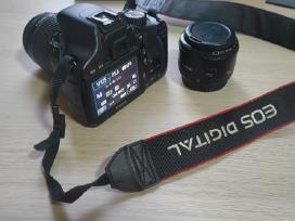 Canon EOS 550d su 2 objektyvais