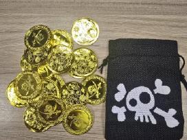 Skelbimo 'Piratų lobio rinkinys – žaislinės monetos su maiše' paveikslėlis