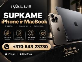 Perku iPhone Ir MacBook Su Defektais Arba Be