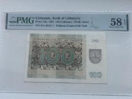 100 talonų be užrašo !