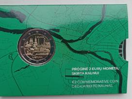 2 eur Bu moneta skirta Kaunui kortelėje 2026