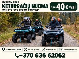 Keturračių nuoma kaunas