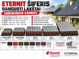 Eternit šiferis-banguoti lakštai-geriausios kainos