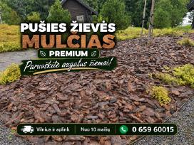 Skelbimo 'Pušies žievės mulčias - akcija 70-120mm tik 5,50 €' paveikslėlis