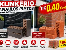 Klinkerio apdailos plytos 250x85x65 mm – 0.40 eur