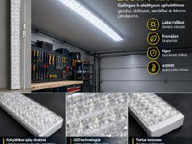 3 eiliu lešines LED lempos 200w